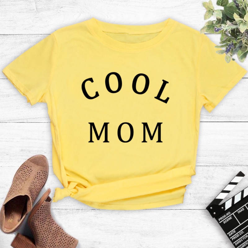 

Lovely Leisure O Neck Letter Yellow T-shirt