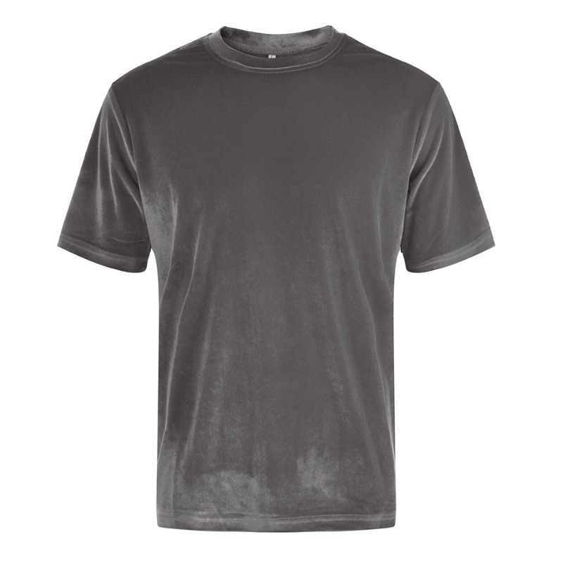 

Lovely Casual O Neck Basic Grey Tshirt