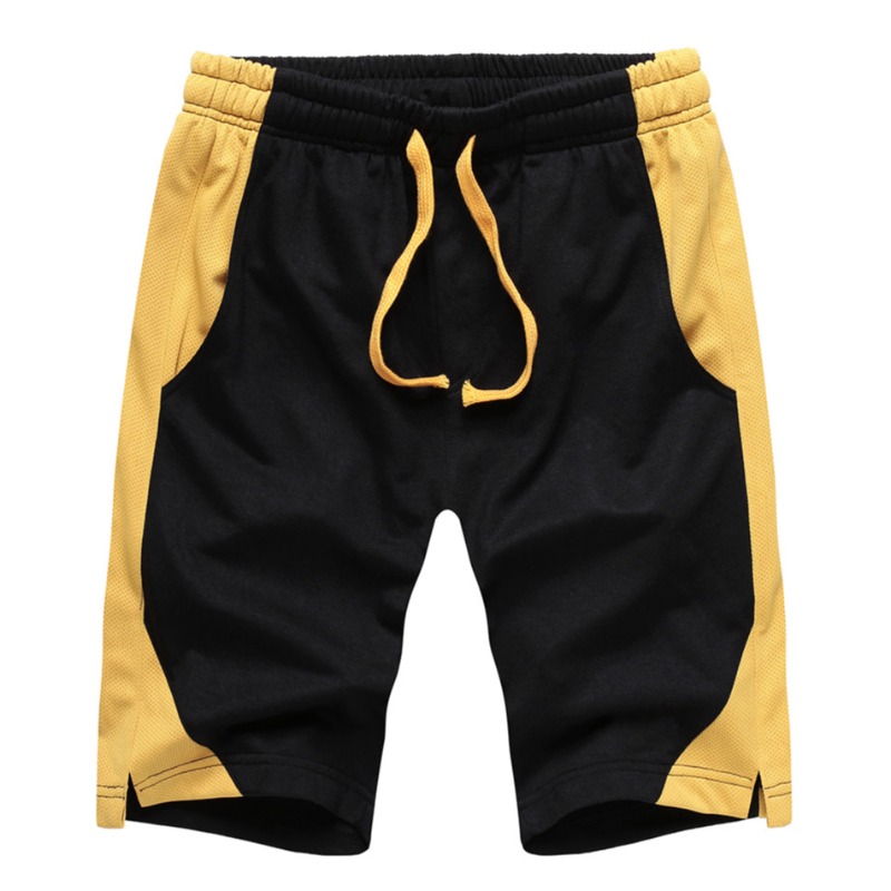 

Lovely Sportswear Patchwork Yellow Shorts