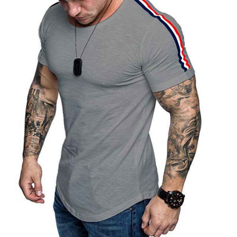 

Lovely Sportswear Patchwork Light Grey T-shirt