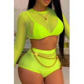 LW High-waisted See-through Tankini