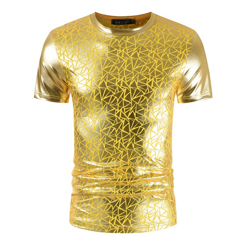 

Lovely Casual Print Yellow T-shirt