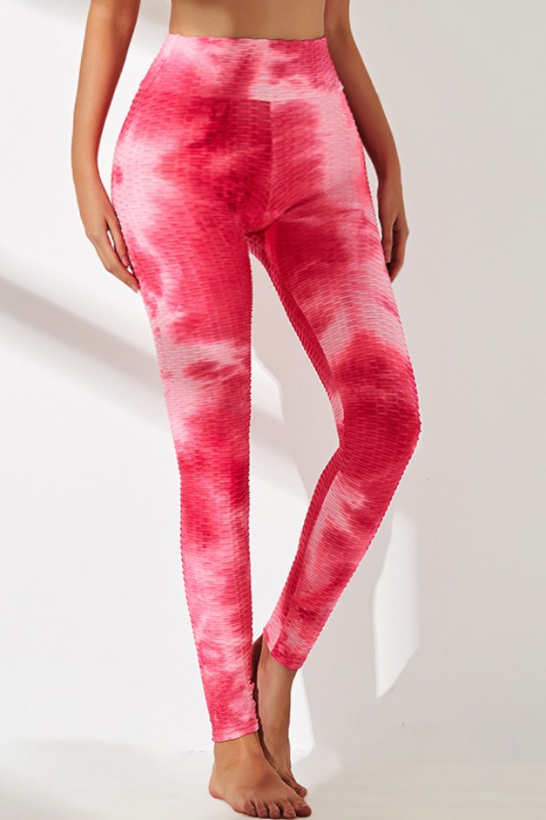 

Lovely Sportswear Tie-dye Pink Pants