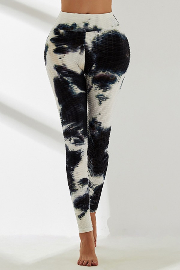 

Lovely Sportswear Tie-dye Black Pants