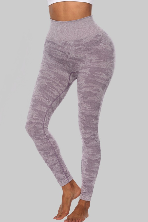 

Lovely Sportswear Camo Print Purple Pants, Purple camouflage