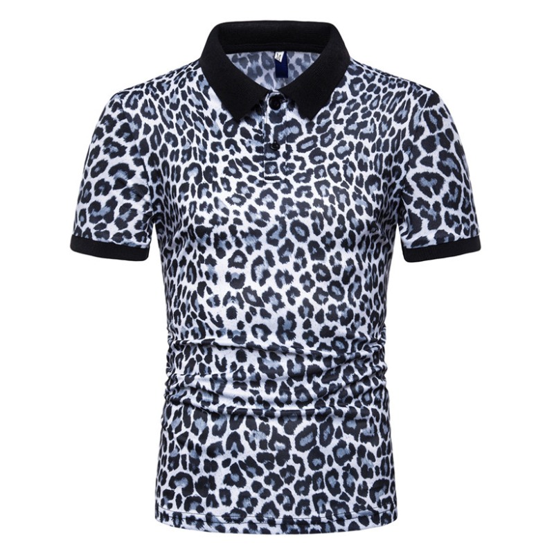 

Lovely Stylish Turndown Collar Print White Shirt