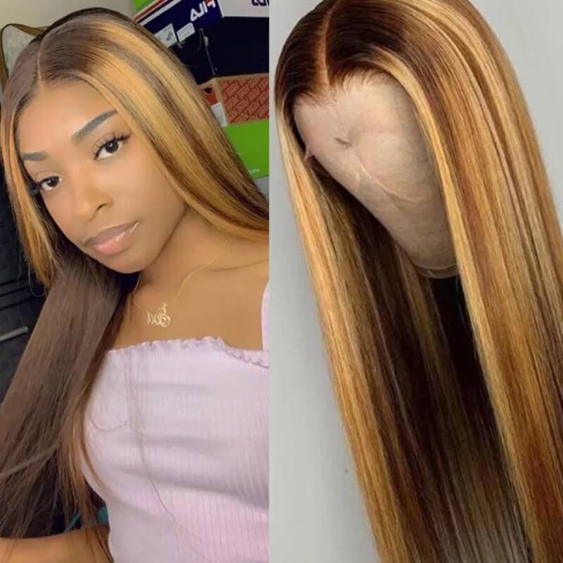 

Lovely Trendy Long Gold Wigs