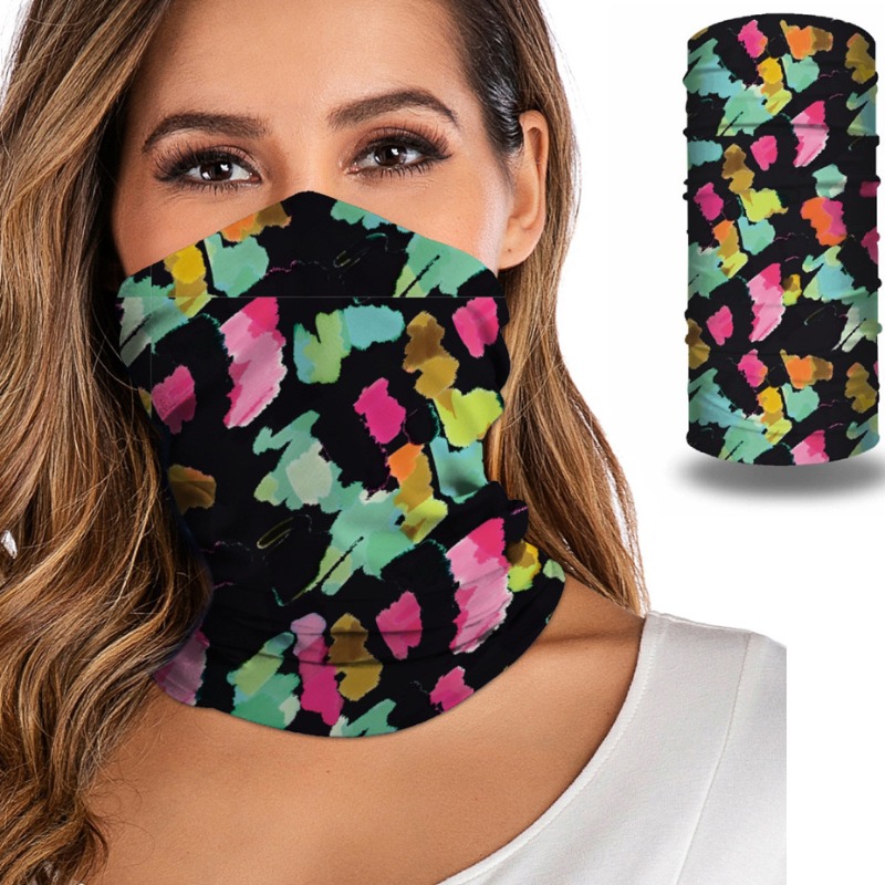 

Lovely Trendy Print Black Face Mask