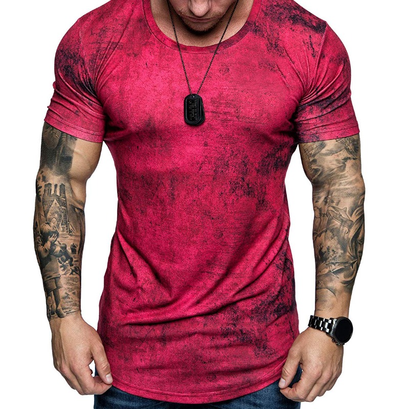 

lovely Casual O Neck Basic Red T-shirt