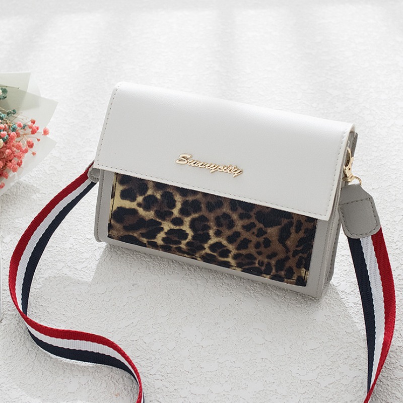 

lovely Stylish Patchwork Light Grey Crossbody Bag