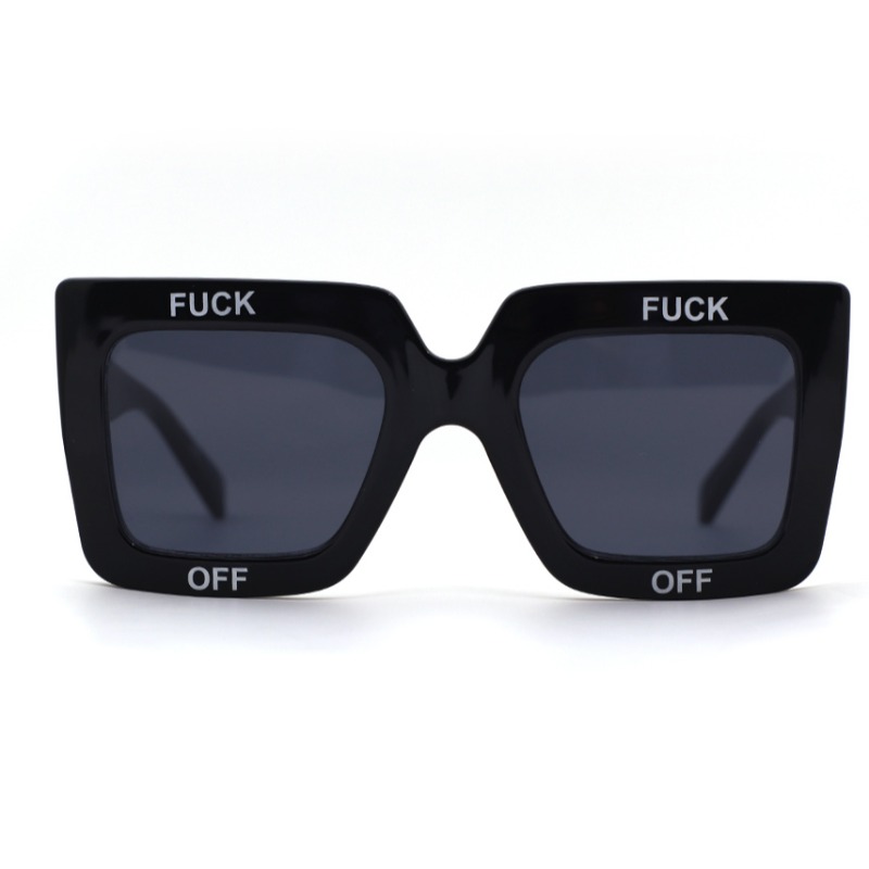

lovely Trendy Letter Black Sunglasses