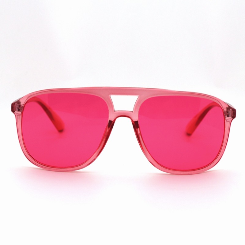 

lovely Chic Big Frame Design Pink Sunglasses