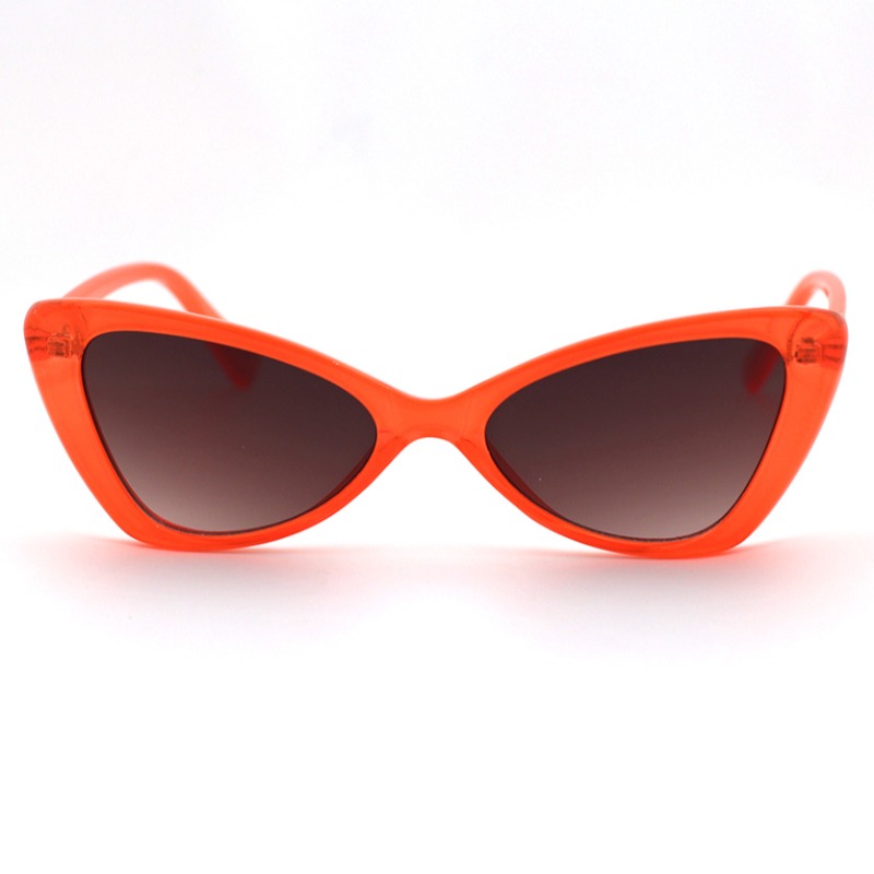 

lovely Trendy Cat s Eye Frame Design Jacinth Sunglasses