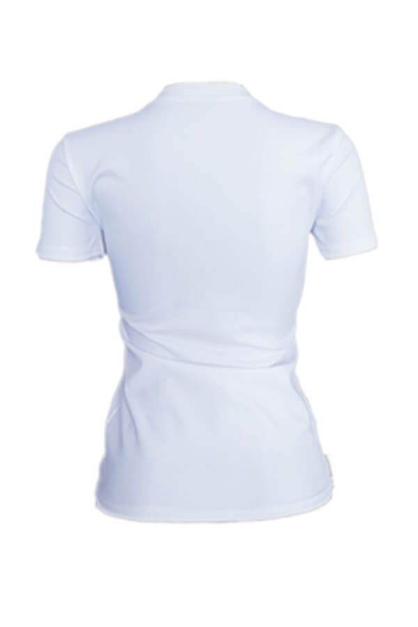 LW Plus Size Casual O Neck Print White T-shirt