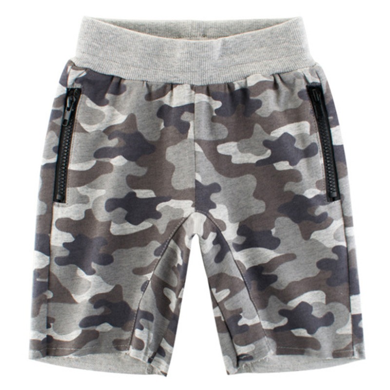 

lovely Casual Camo Print Grey Boy Shorts, Gray camouflage
