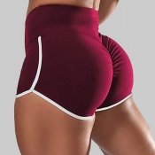 Lovely Sportswear Patchwork Red Shorts