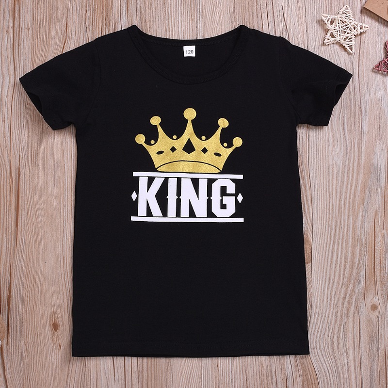 

lovely Casual Print Black Boy T-shirt