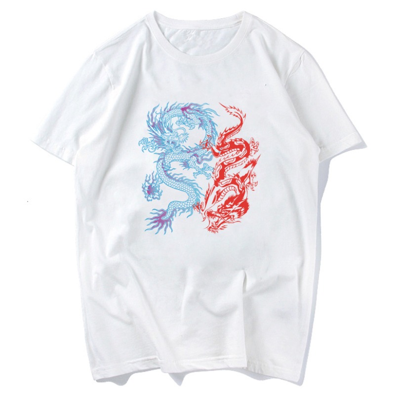 

lovely Leisure O Neck Print Red T-shirt