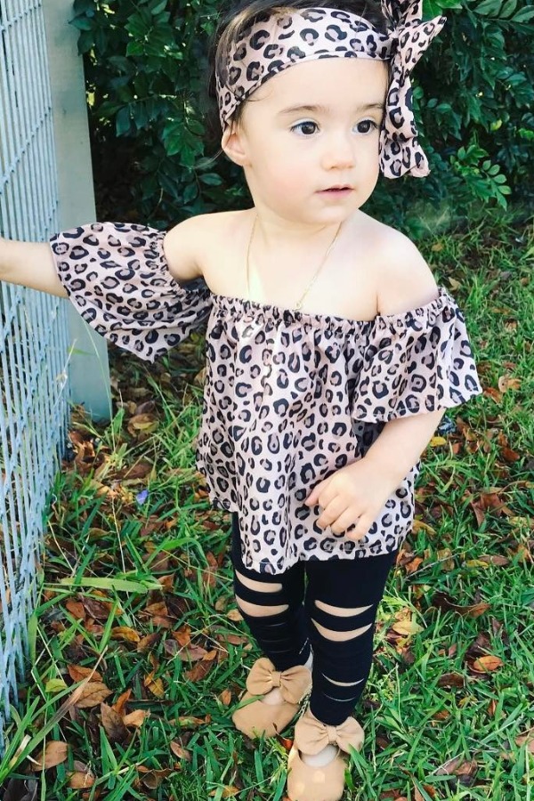 

lovely Casual Print Black Girl Two-piece Pants Set