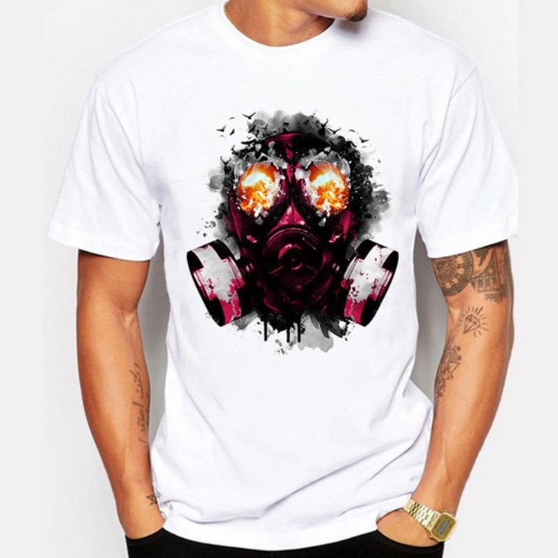 

Lovely Casual O Neck Print White T-shirt