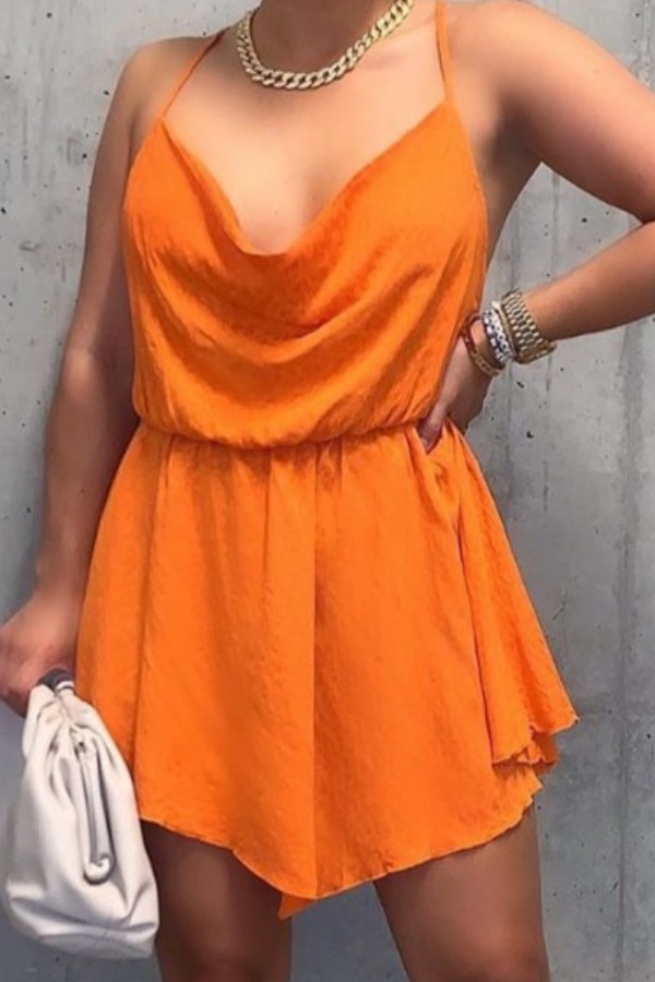 

Lovely Sexy Backless Croci Mini Dress