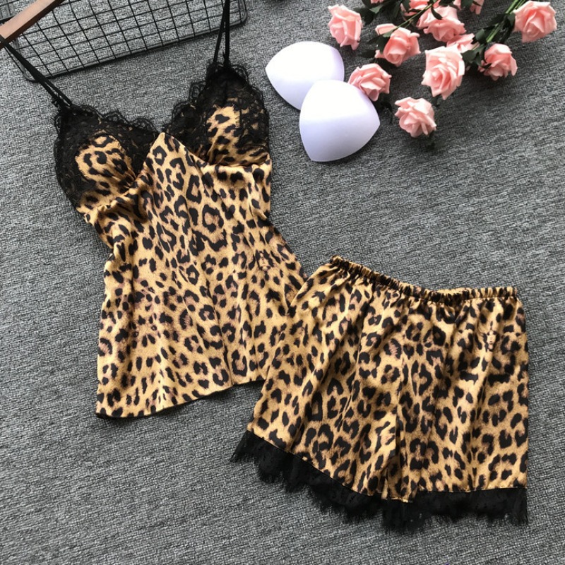 

lovely Sexy Leopard Print Sleepwear