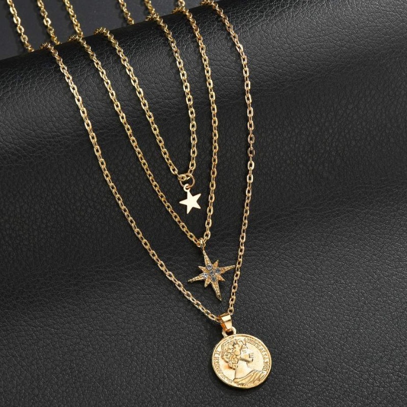 

lovely Stylish Hollow-out Gold Necklace