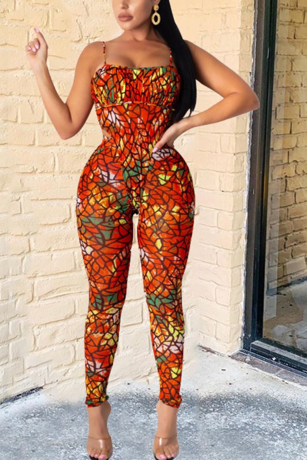 

lovely Trendy Print Jacinth Two-piece Pants Set