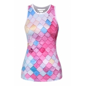 lovely Trendy Print Pink Camisole