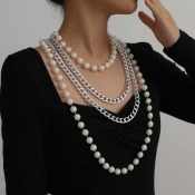 lovely Stylish Hollow-out White Necklace