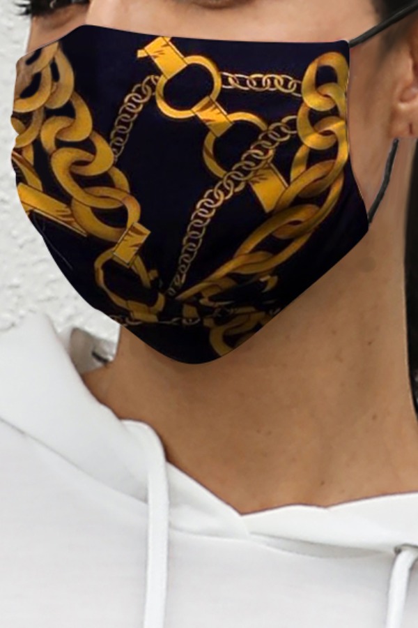

lovely Print Black Face Mask
