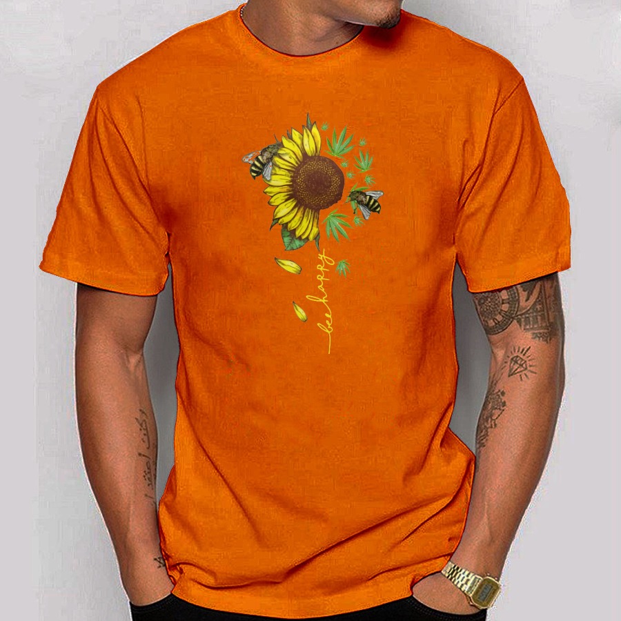 

lovely Casual O Neck Print Croci T-shirt