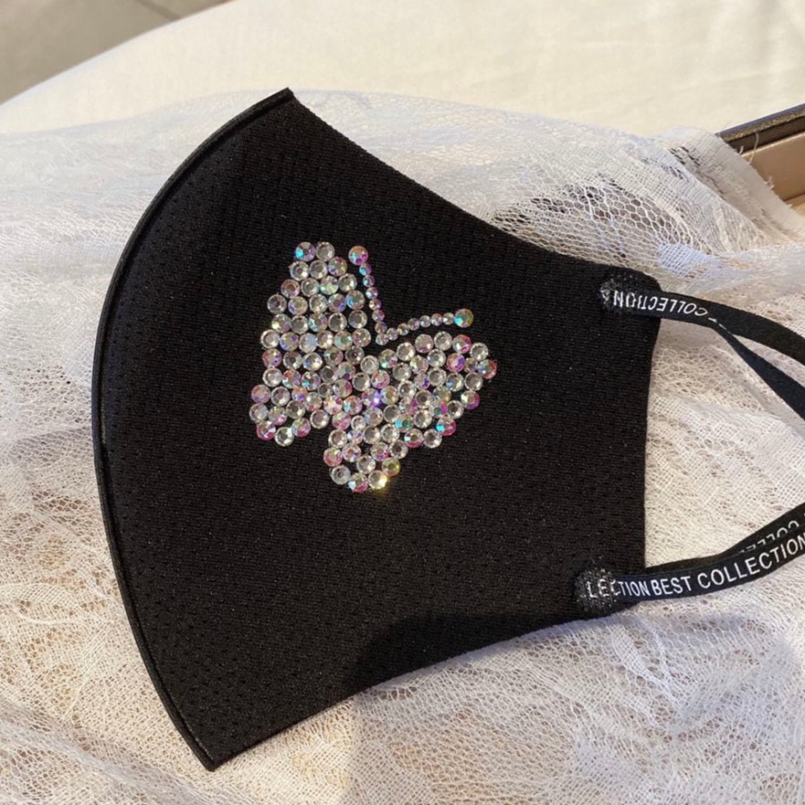 

lovely Butterfly Black Face Mask
