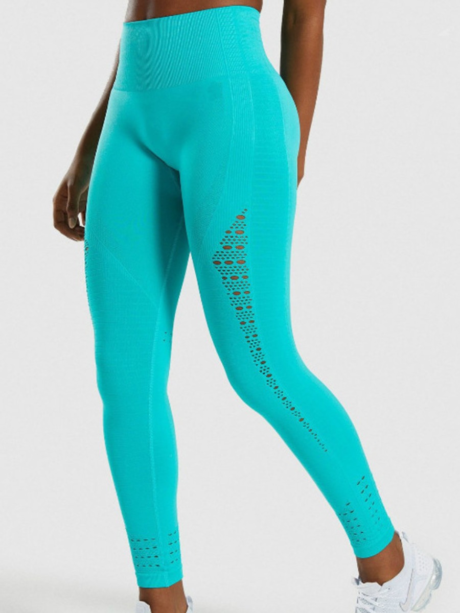 

lovely Sportswear Patchwork Acid Blue Pants