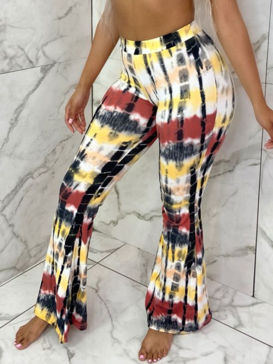 

lovely Trendy Tie-dye Multicolor Pants, Multi