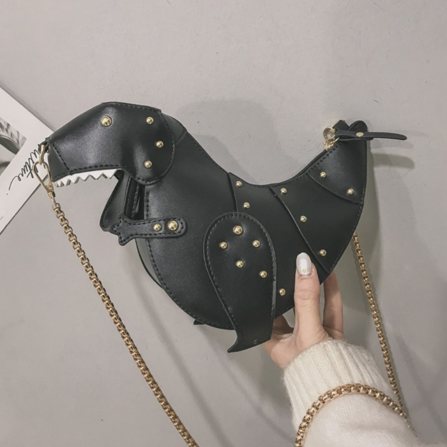 

lovely Chic Chain Strap Black Crossbody Bag