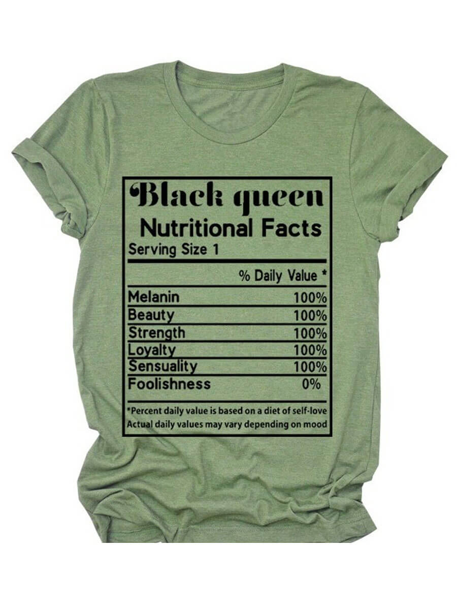 

Lovely Leisure O Neck Letter Print Green Plus Size T-shirt