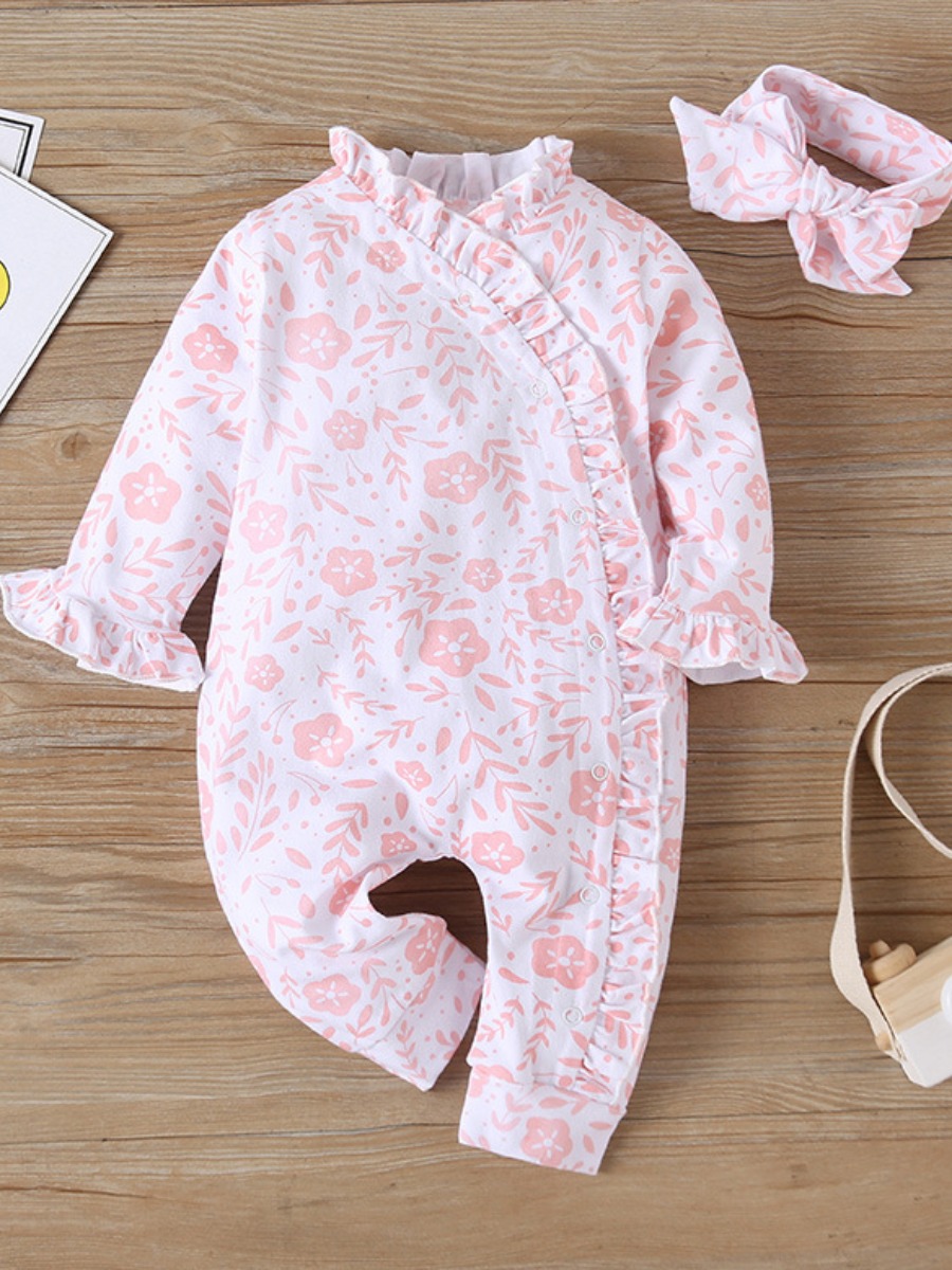 

lovely Stylish Print White Girl One-piece Jumpsuit