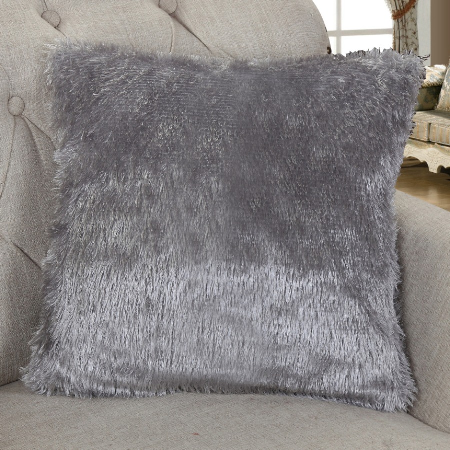 

lovely Cosy Grey Decorative Pillow Case