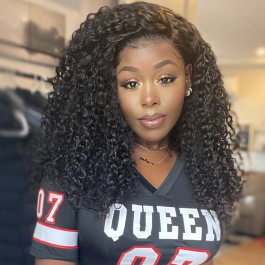 

lovely Chic Curly Black Wigs