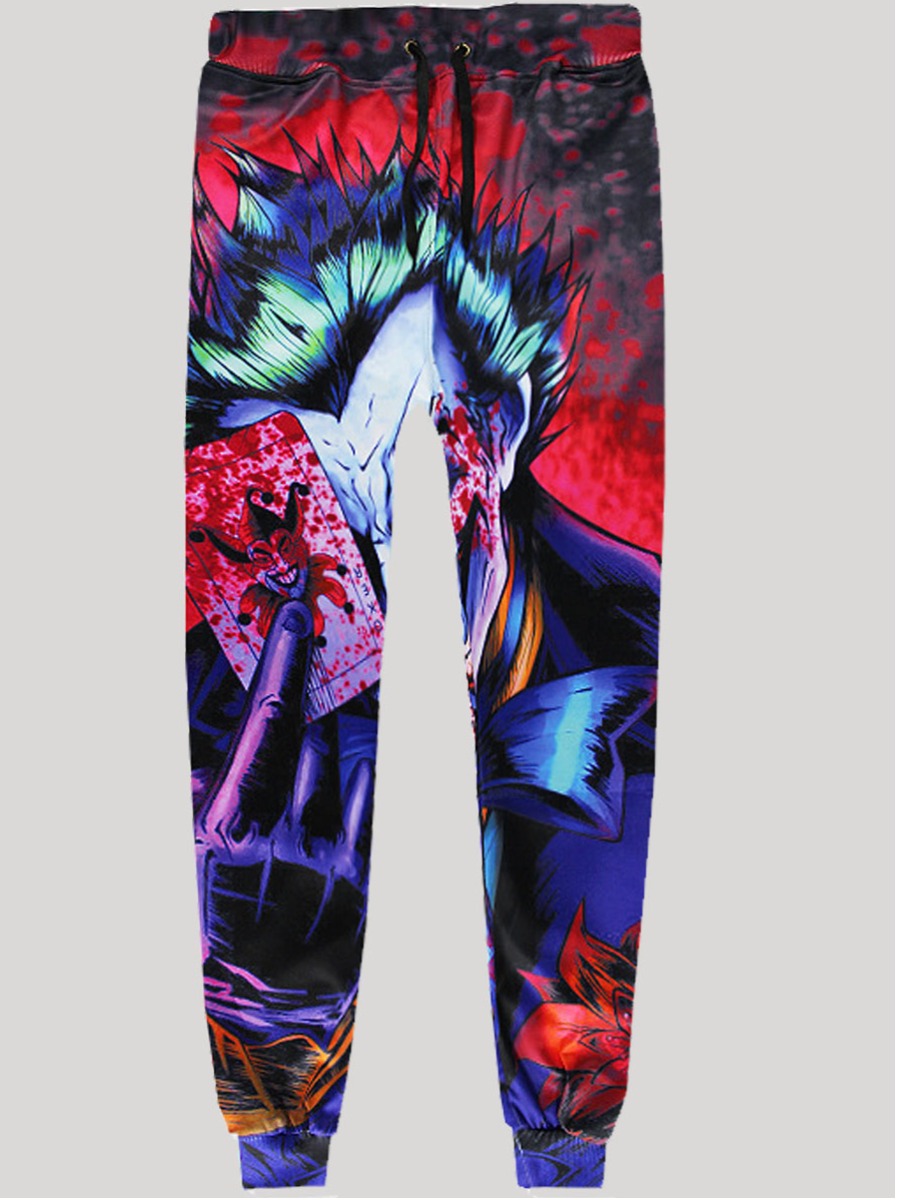 

lovely Street Tie-dye Blue Men Pants