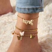 lovely Stylish Butterfly Gold Body Chain