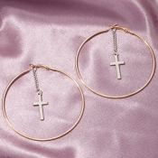 Lovely Stylish Hollow-out Gold Earring