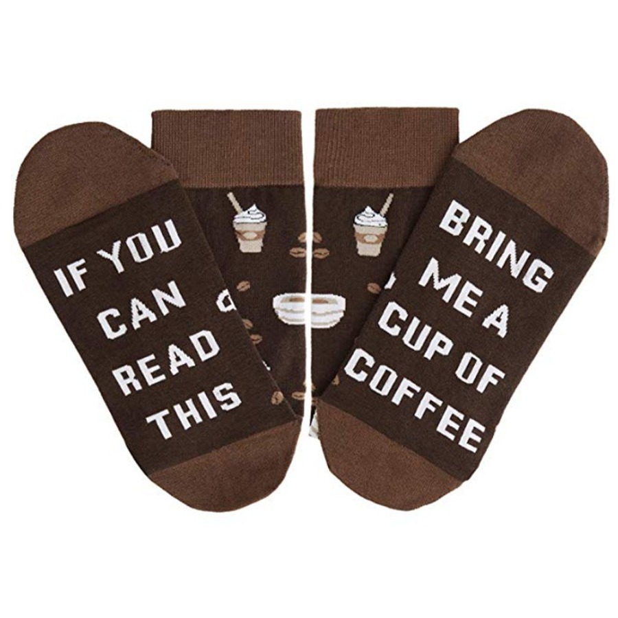 

lovely Chic Letter Coffee Socks