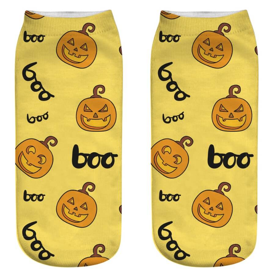 

Lovely Chic Print Light Yellow Socks