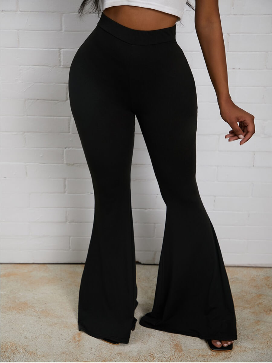 

Lovely Casual Basic Skinny Black Pants