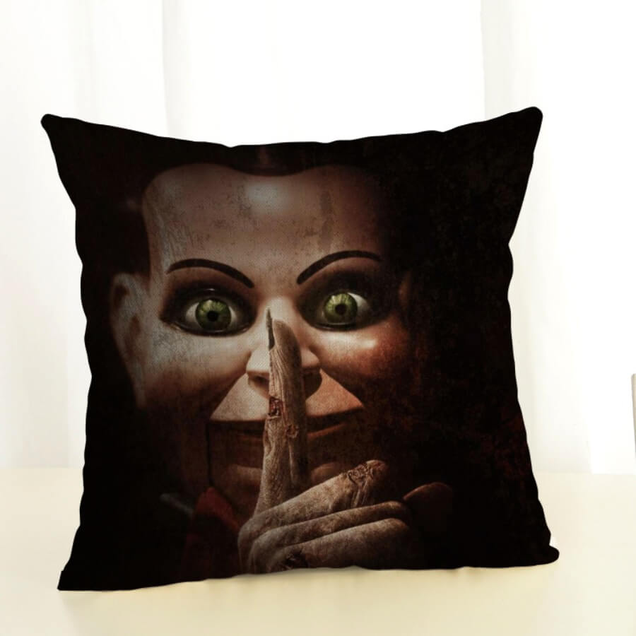 

Lovely Chic Print Pitch-black Decorative Pillow Case