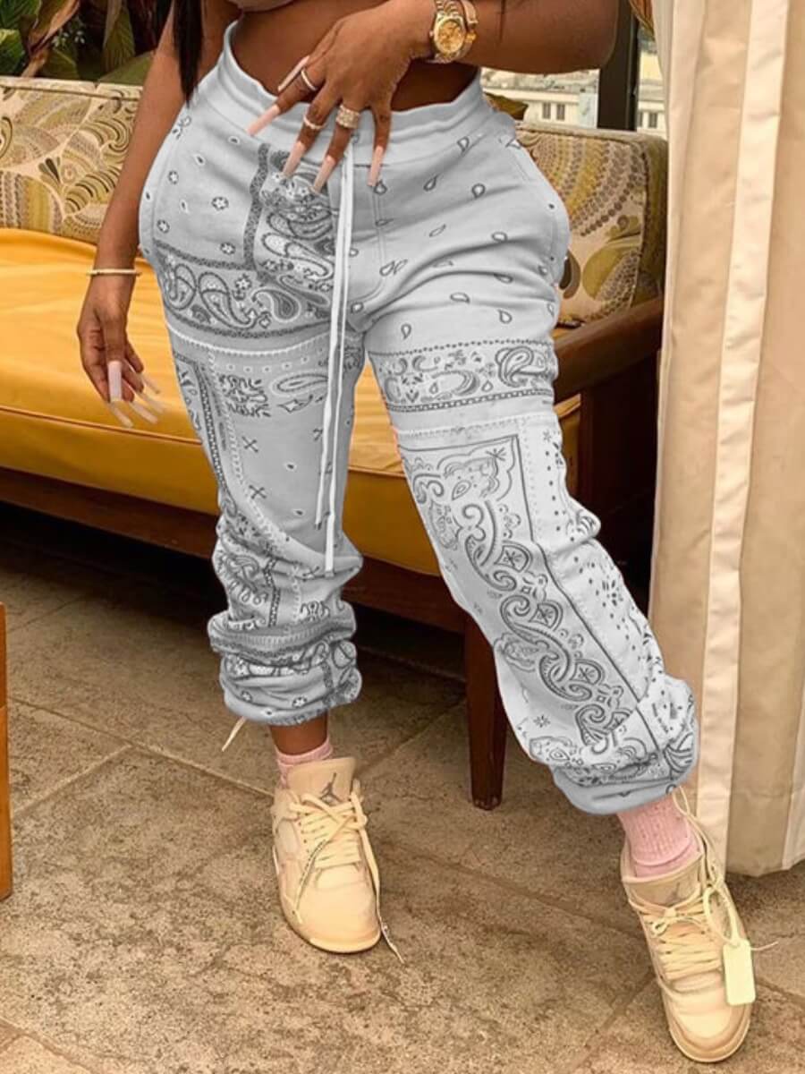 

LW Street Print Grey Pants