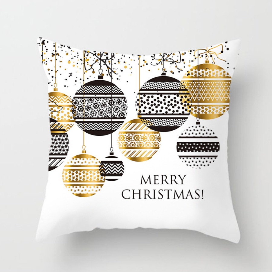 

lovely Chic Print Gold Decorative Pillow Case