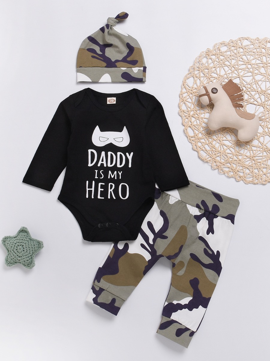 

lovely Casual O Neck Letter Print Black Boy Two-piece Pants Set